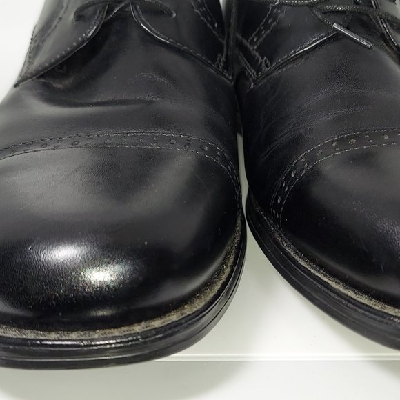 Johnston & Murphy Black Leather Lace up Oxford Dress Shoes Men\'s 9.5M main image 4